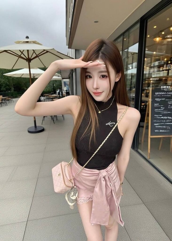 Mingmei China Escort Girl outdoor photoshoot